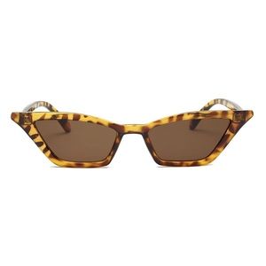 Leopard Print Retro Vintage Sunglasses